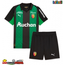 Camisa de Futebol RC Lens Equipamento Secundário Infantil 2025-26 Manga Curta (+ Calças curtas)